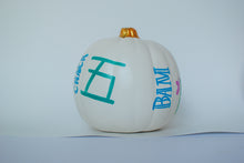 Load image into Gallery viewer, medium mahjong painted pumpkins 6"