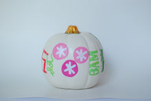 Load image into Gallery viewer, medium mahjong painted pumpkins 6"