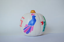 Load image into Gallery viewer, medium mahjong painted pumpkins 6"
