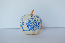 Load image into Gallery viewer, small chinoiserie painted pumpkins 4"
