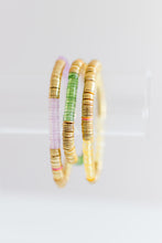 Load image into Gallery viewer, green acrylic + gold 6mm