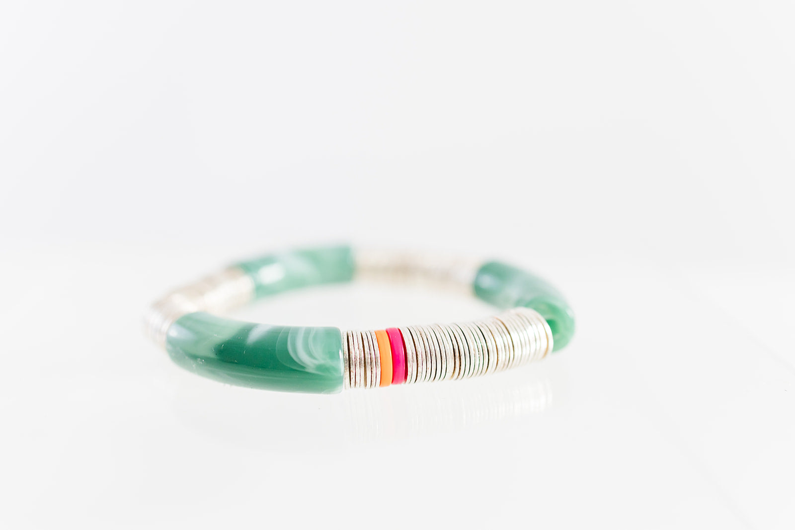 marble emerald gold cleo, 10mm