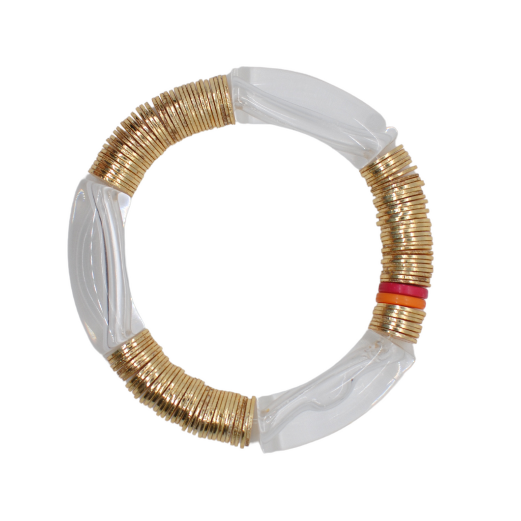 clear gold cleo, 10mm