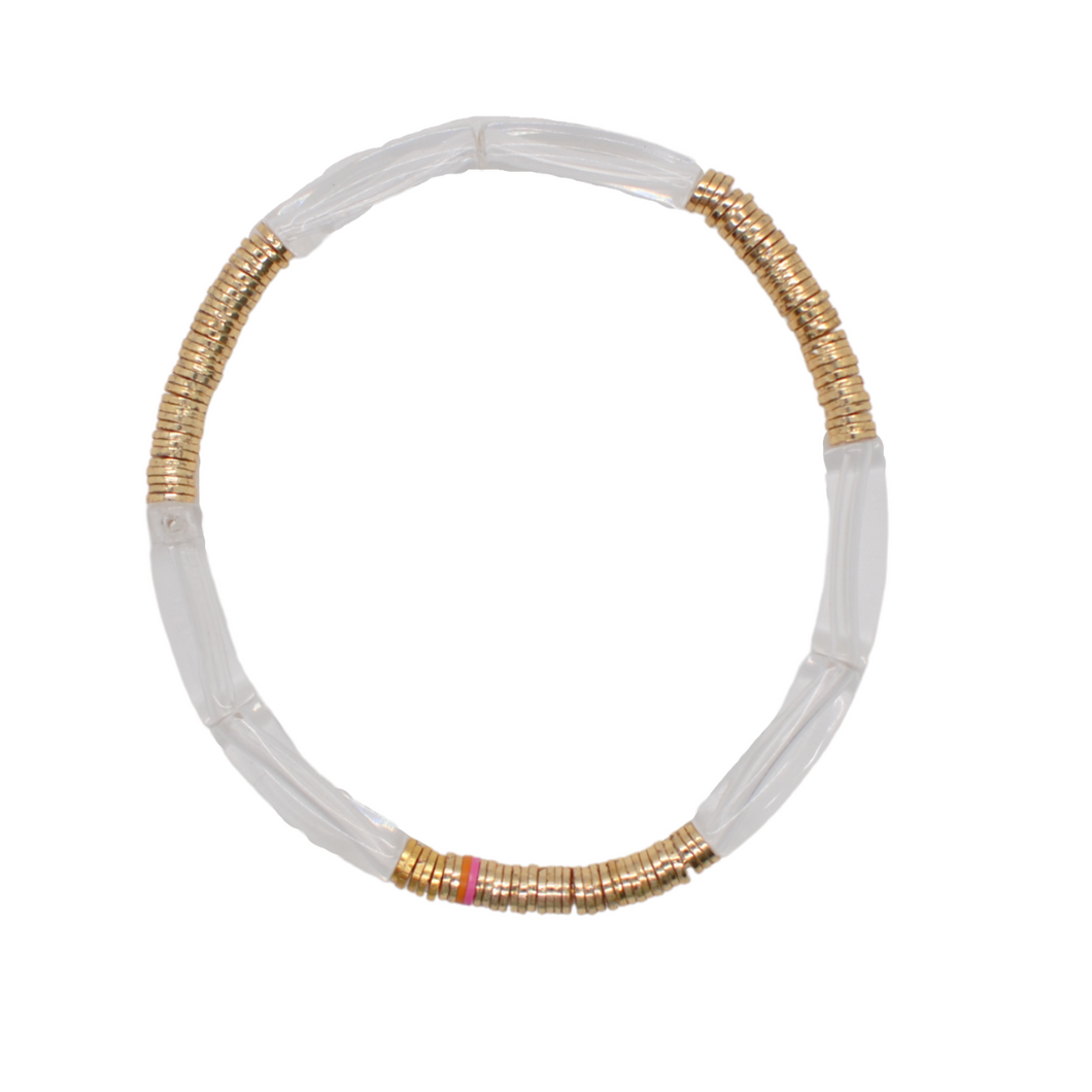 clear gold cleo, 4mm