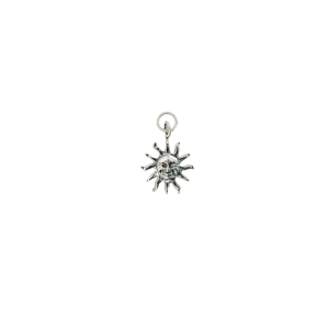 sterling silver sun charm