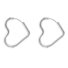 Load image into Gallery viewer, heart earrings
