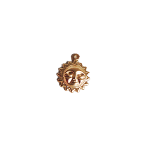 gold-filled sun charm