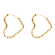 Load image into Gallery viewer, heart earrings
