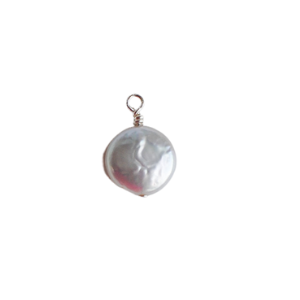 coin pearl charm