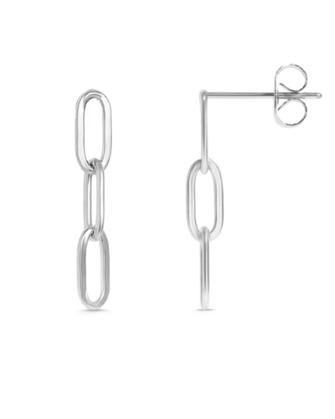 elizabeth paperclip earrings