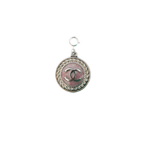 Load image into Gallery viewer, repurposed purple chanel charm
