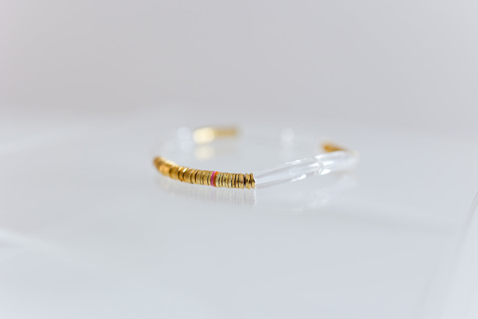 clear gold cleo, 4mm