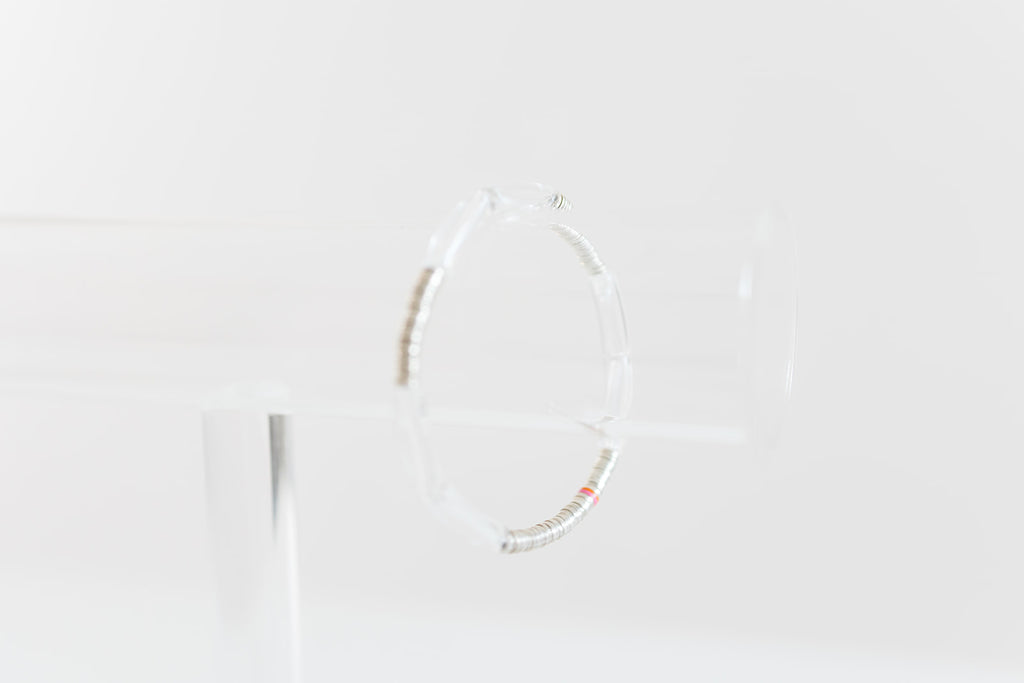 clear silver cleo, 4mm