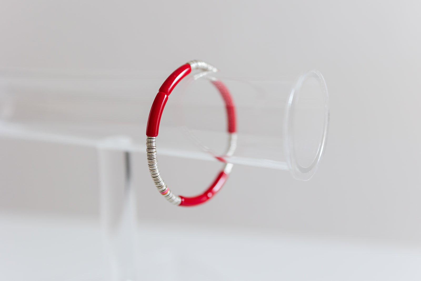 red silver cleo, 4mm