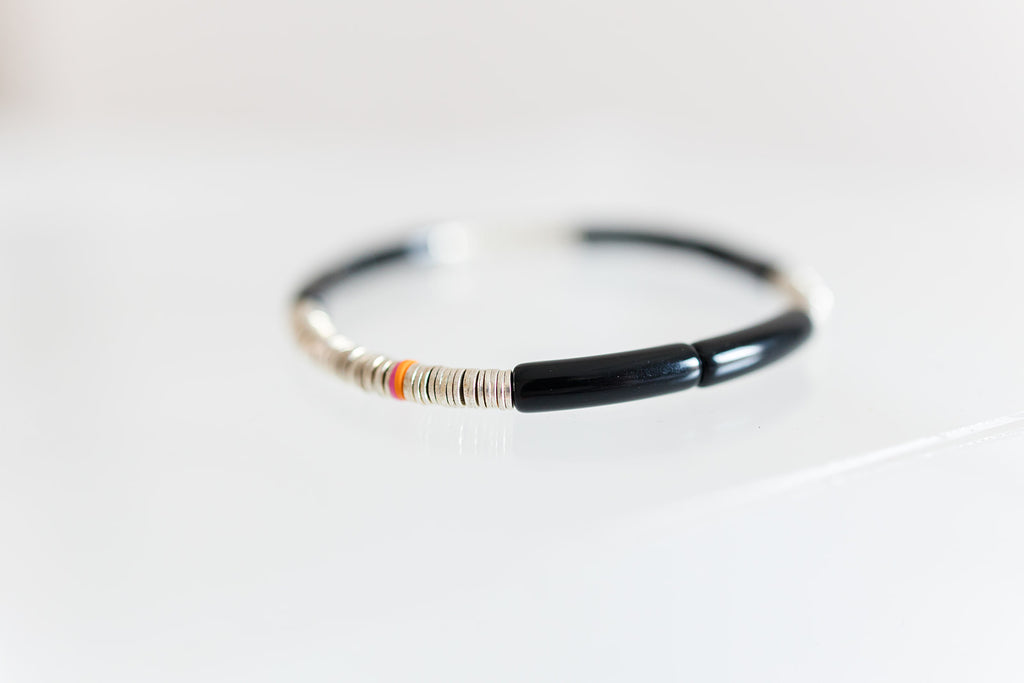 black silver cleo, 4mm