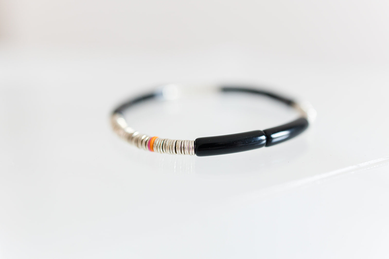 black silver cleo, 4mm