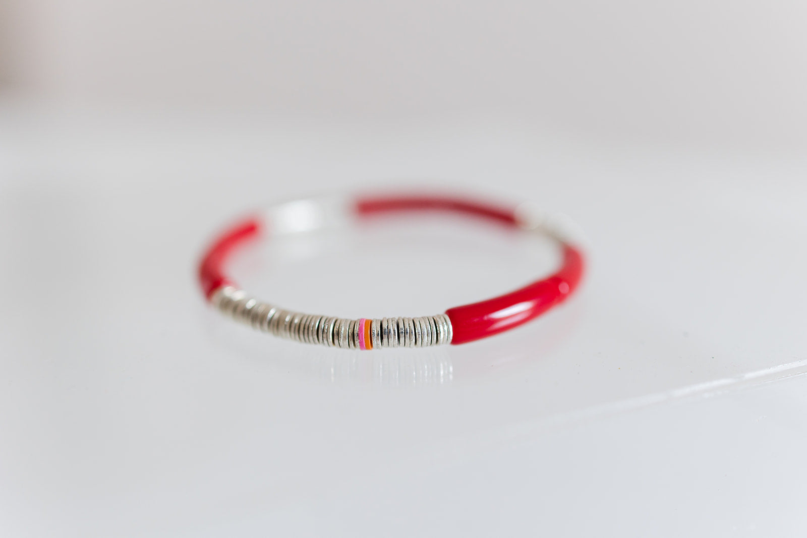red silver cleo, 4mm