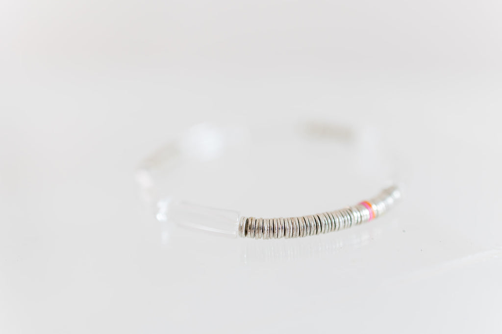 clear silver cleo, 4mm