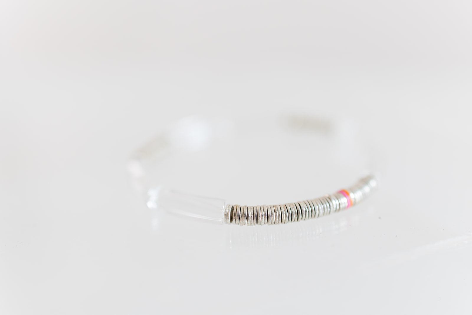 clear silver cleo, 4mm