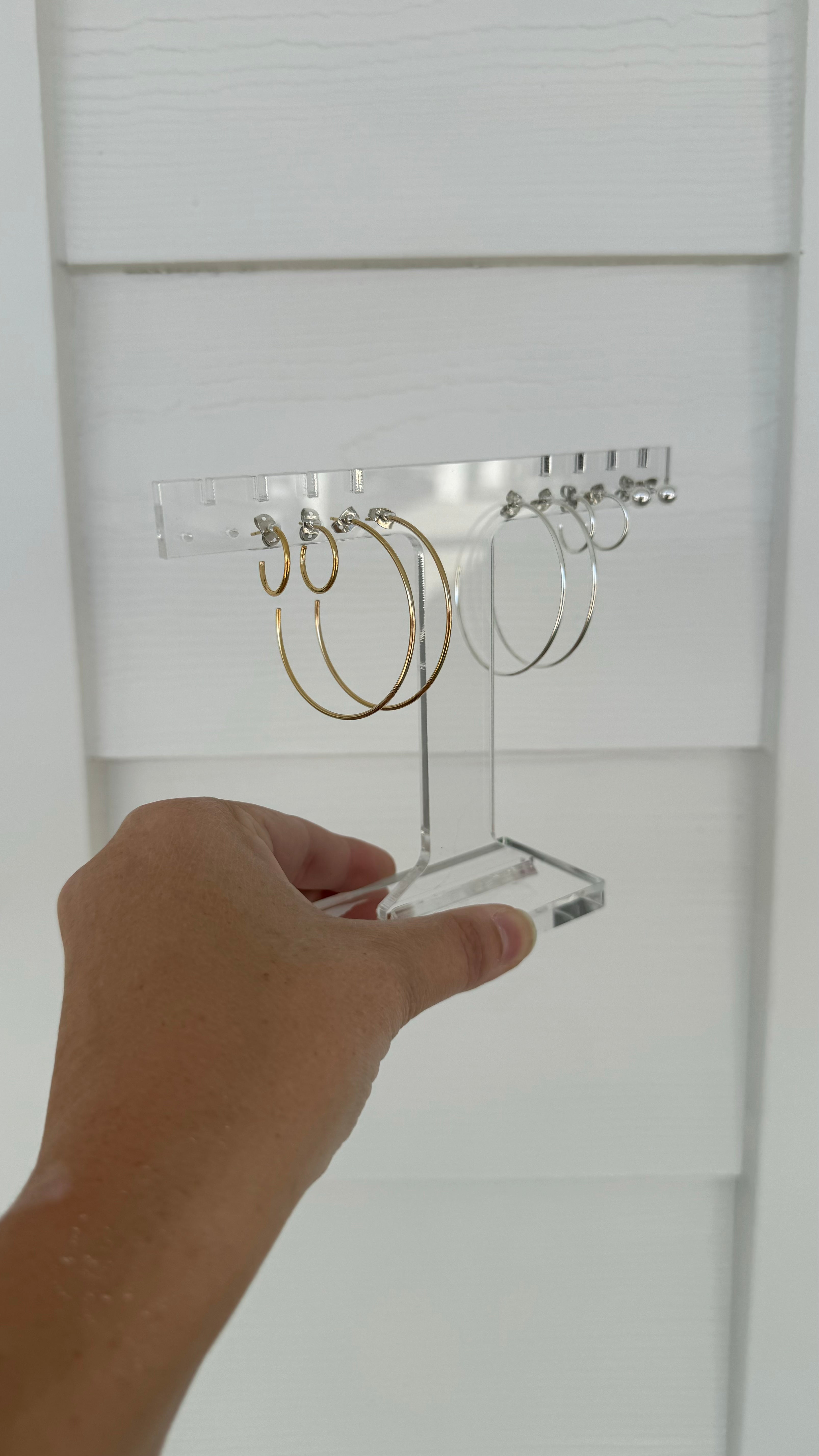 hoop earrings