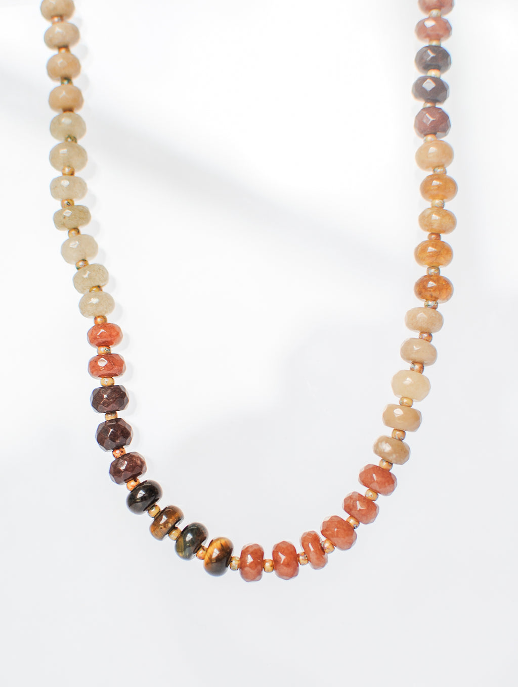shades of brown necklace