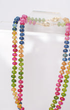 Load image into Gallery viewer, fall flowers necklace
