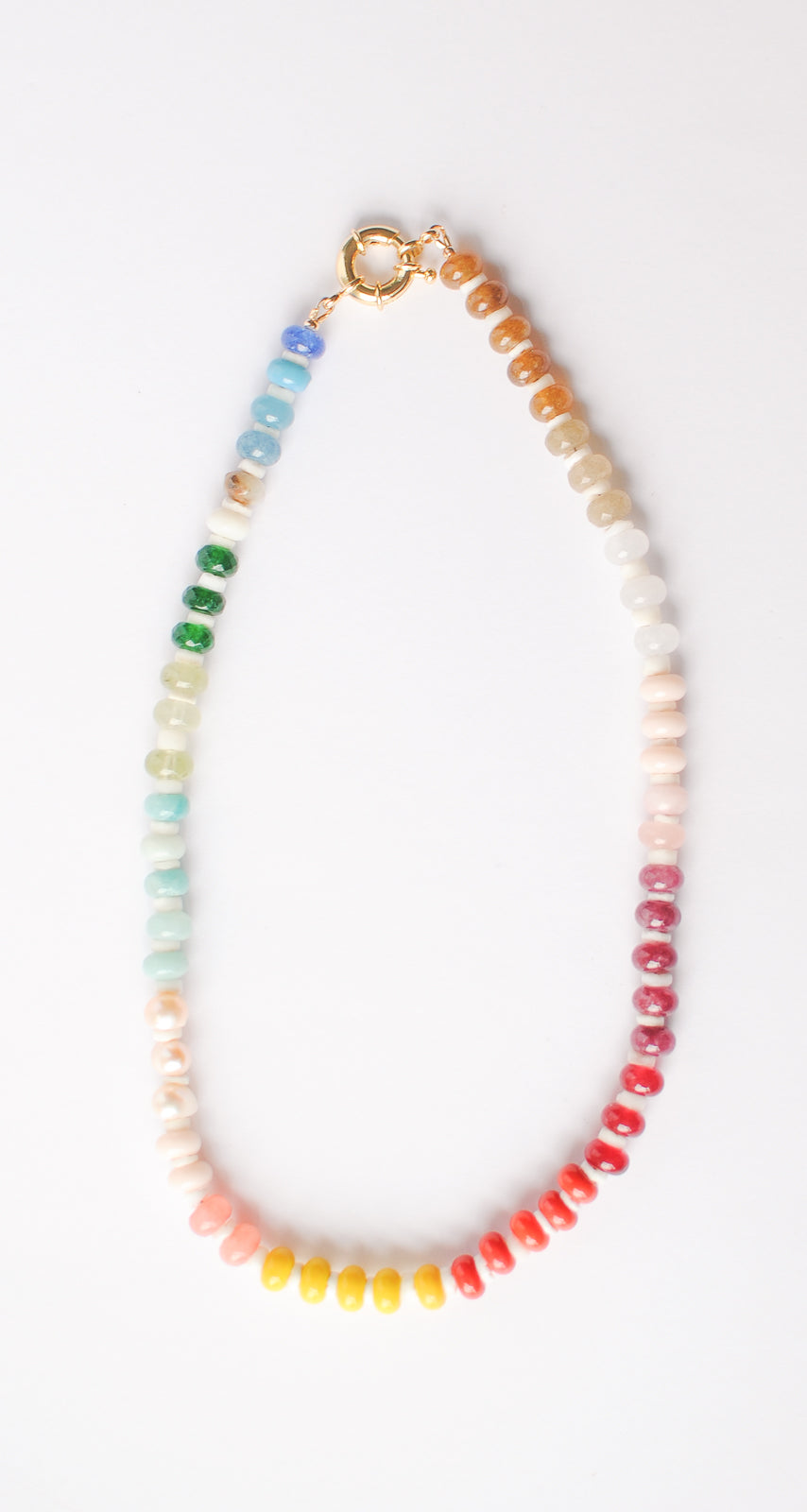 fall rainbow necklace