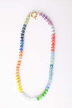 Load image into Gallery viewer, blue rainbow necklace
