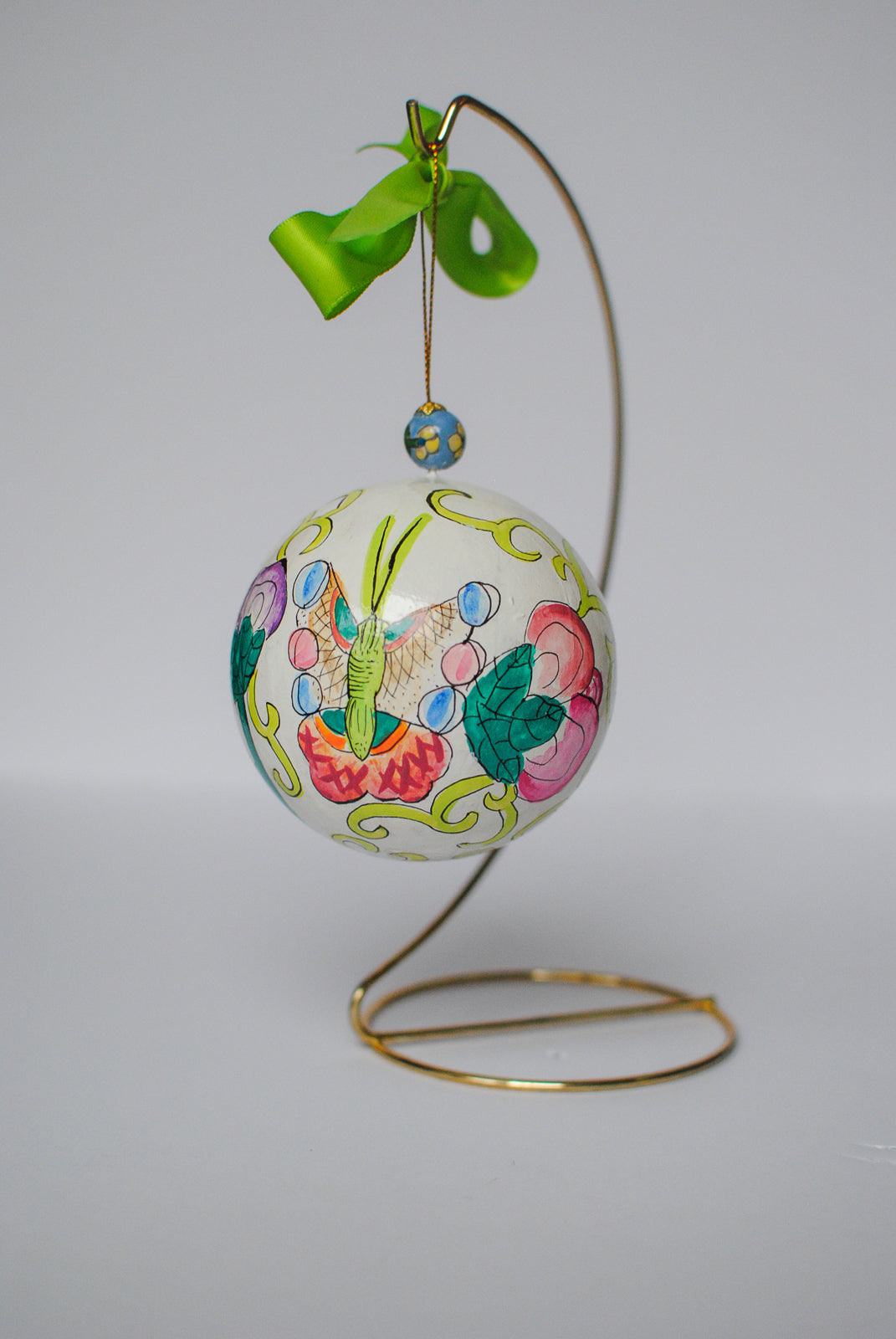 chinoisere butterfly ornament