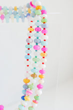 Load image into Gallery viewer, opals + colorful carabiner clasp
