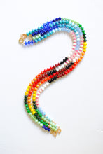Load image into Gallery viewer, rainbow glass bead necklace
