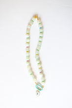 Load image into Gallery viewer, green aventurine + rainbow spacers
