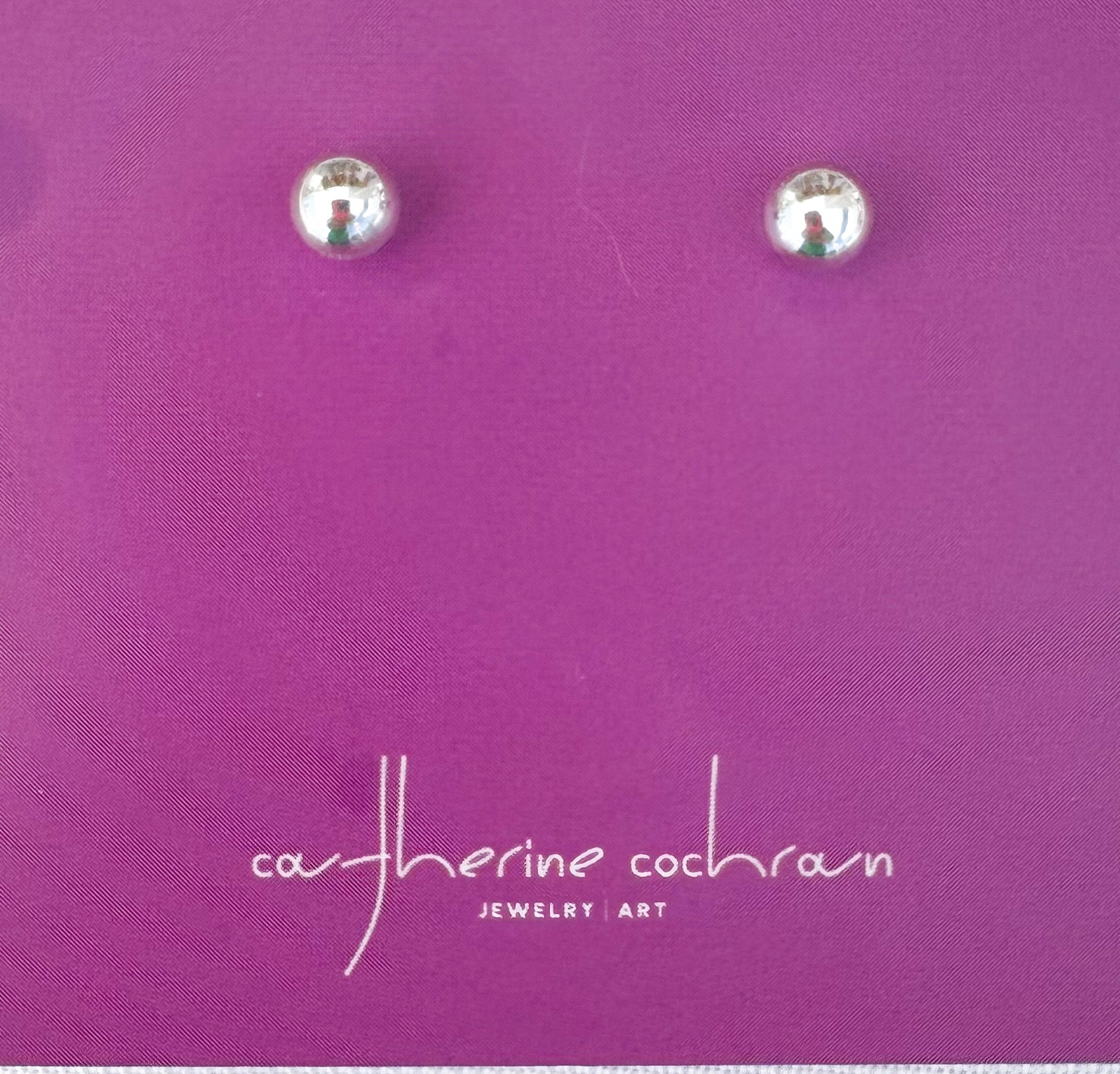 6mm ball stud | sterling silver