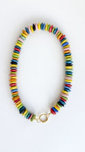 Load image into Gallery viewer, tie-dye ashanti glass necklace
