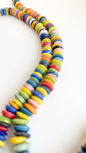 Load image into Gallery viewer, tie-dye ashanti glass necklace
