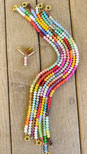 Load image into Gallery viewer, gemstone + white seed bead necklace
