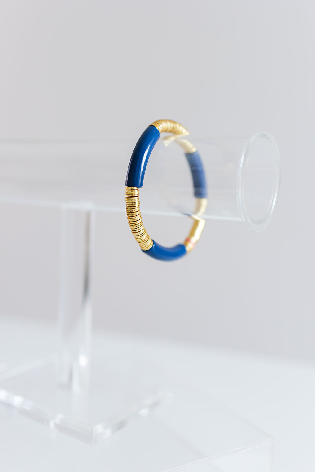 navy gold cleo, 6mm