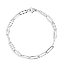 Load image into Gallery viewer, evelyn paperclip bracelet
