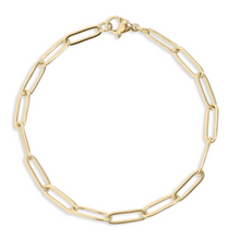 Load image into Gallery viewer, evelyn paperclip bracelet
