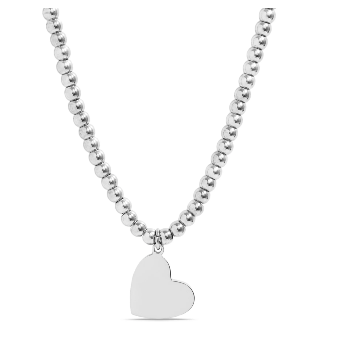 heart beaded necklace