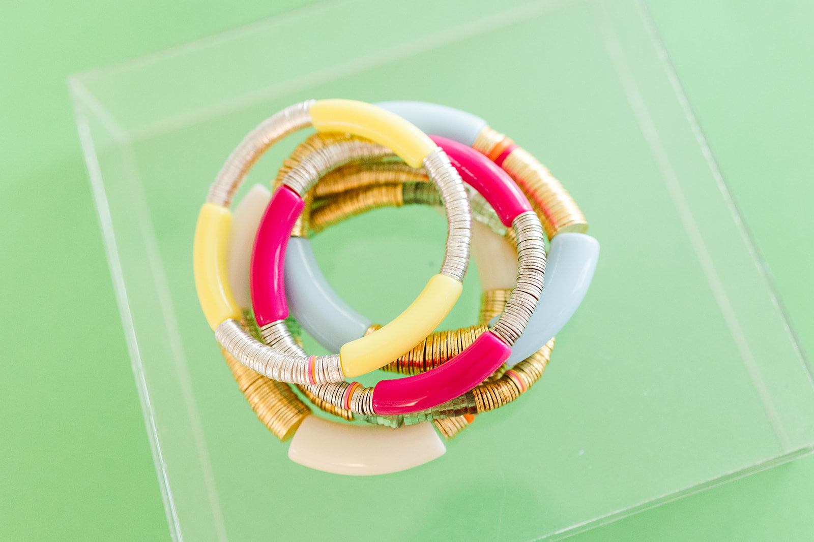 bora bora bracelet stack
