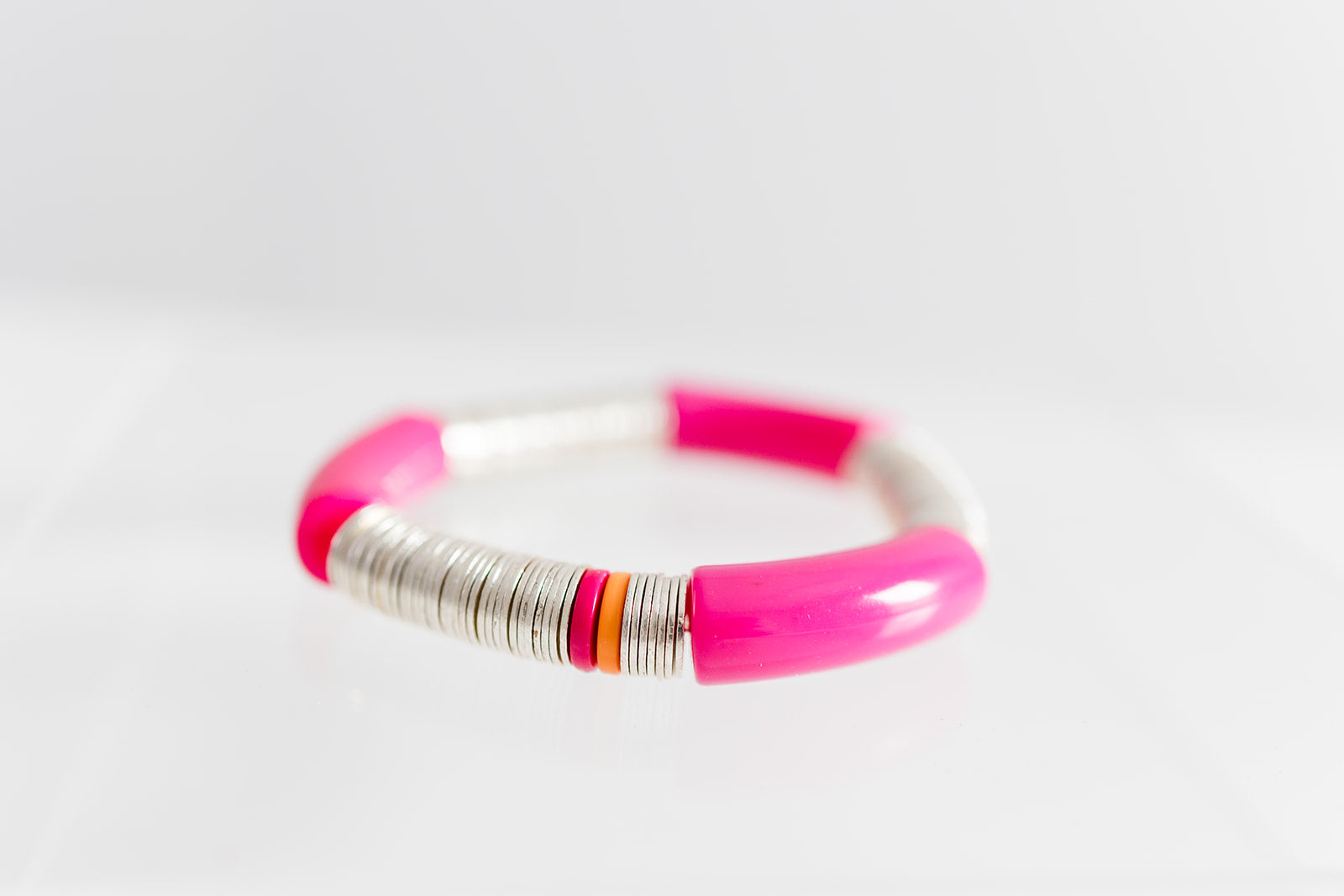 magenta silver cleo, 10mm