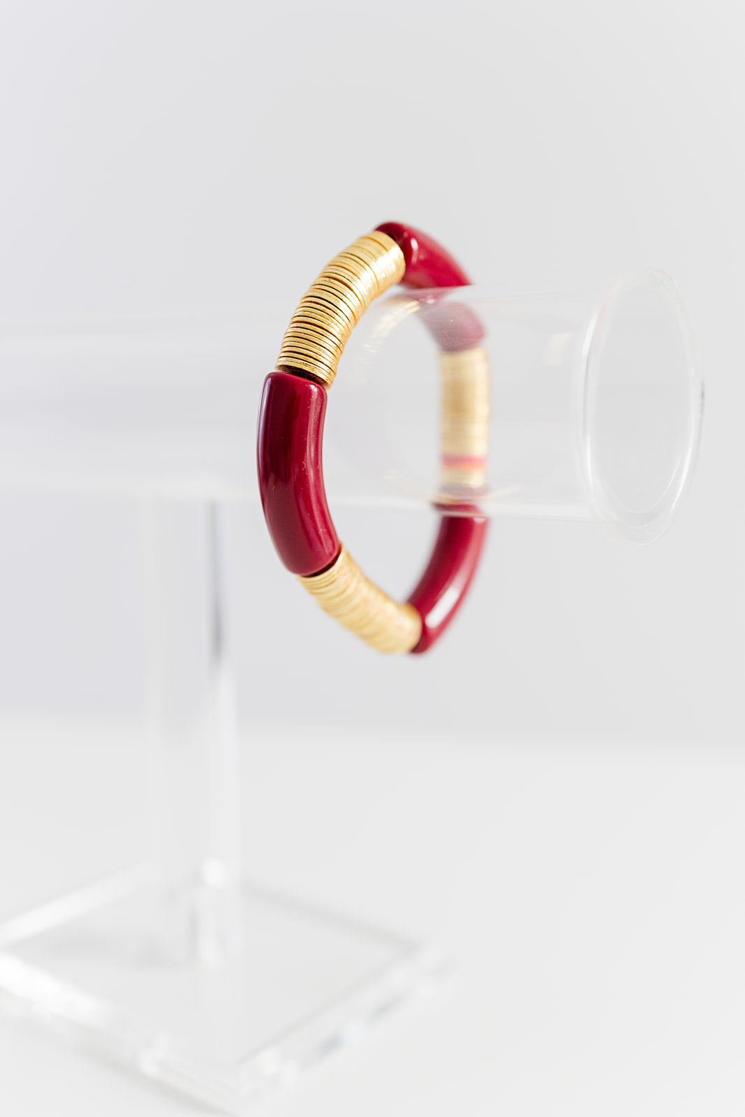 maroon gold cleo, 10mm