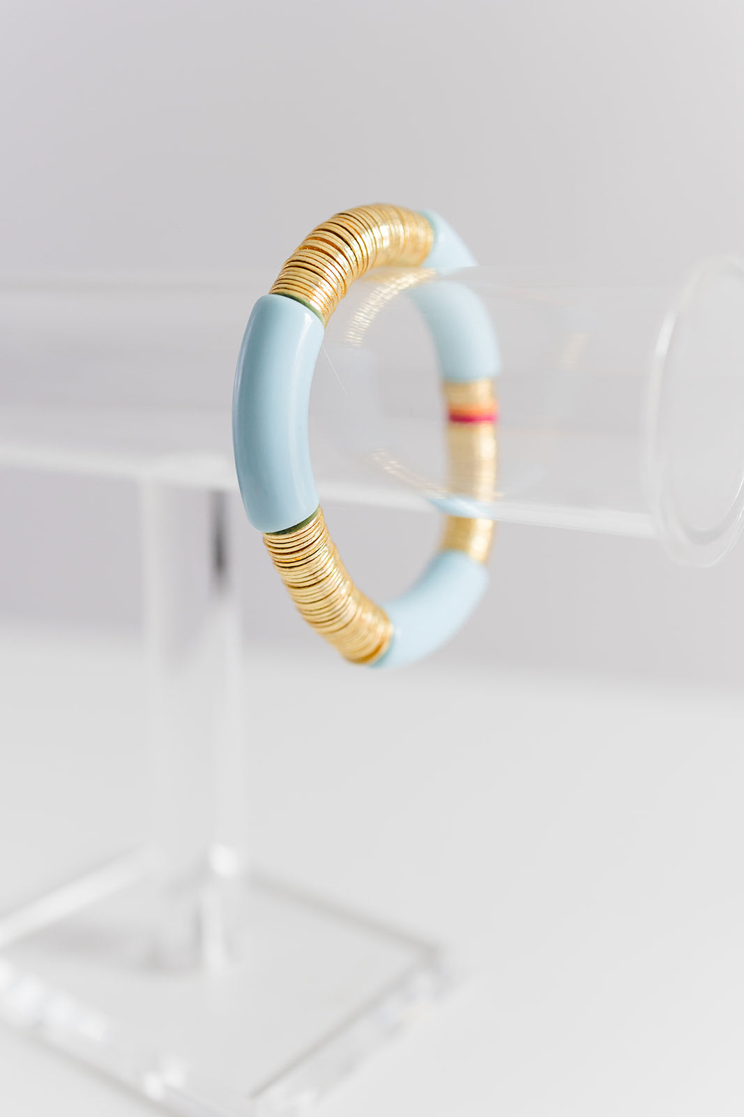 light blue gold cleo, 10mm