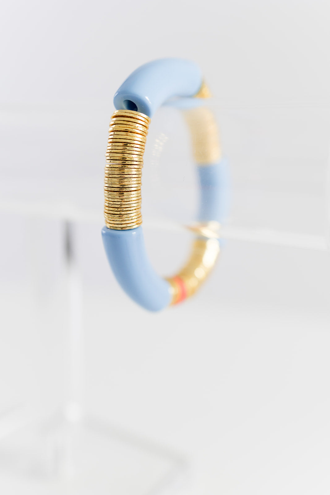 periwinkle gold cleo, 10mm
