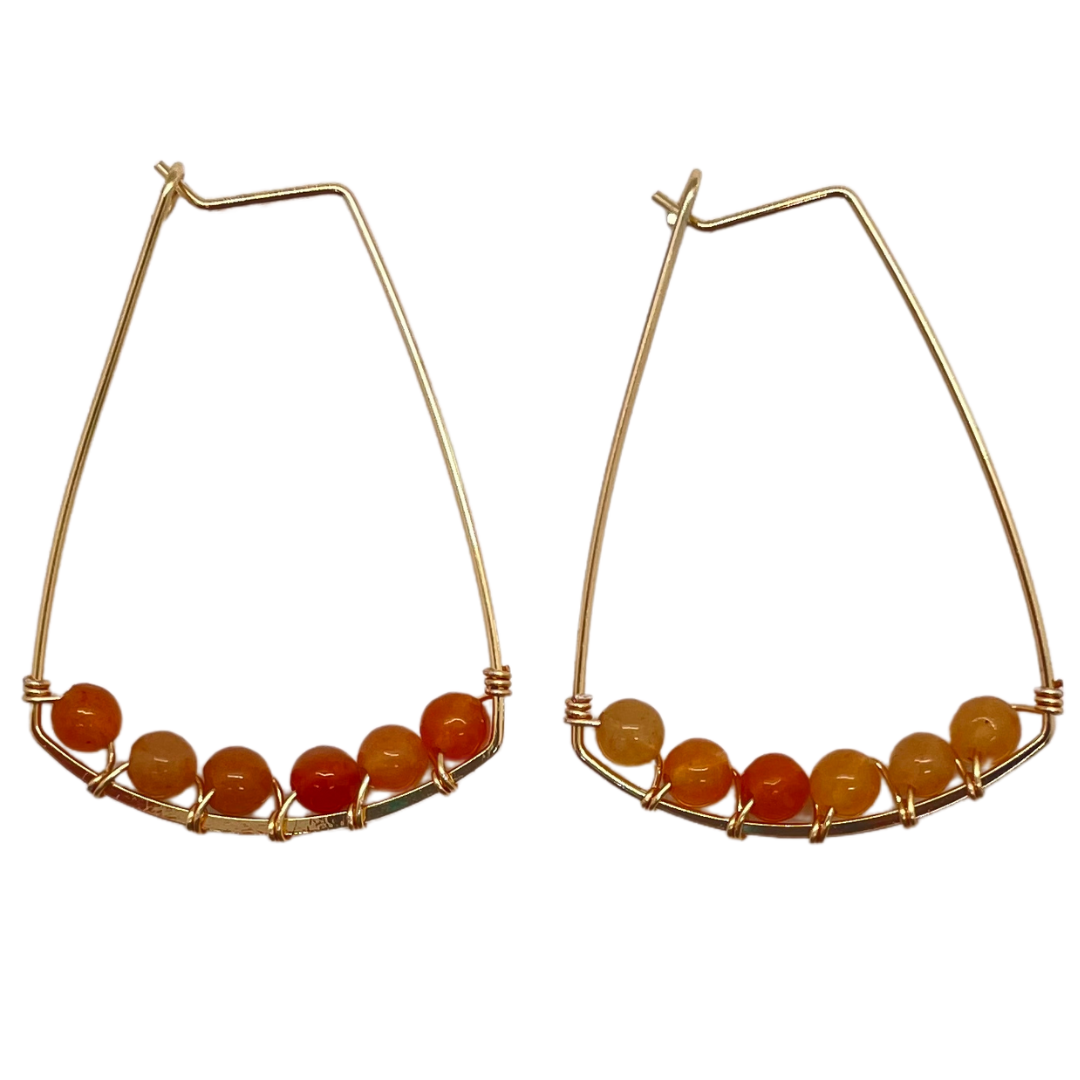 avery | gold + orange aventurine
