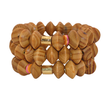 Load image into Gallery viewer, bicone wooden bracelet
